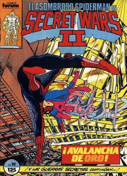 SECRET WARS # 19 SPIDERMAN | 24983 | DANNY FINGEROTH - MIKE HARRIS - MIKE ZECK - STAN LEE - JOHN  BUSCEMA
