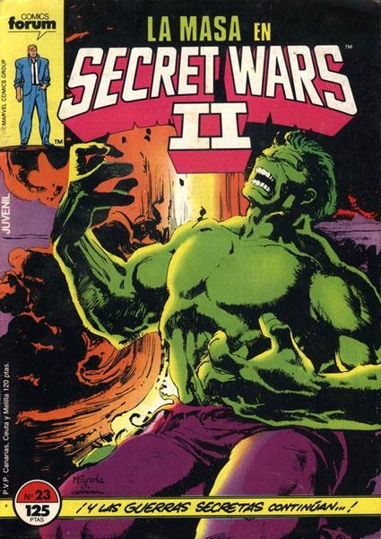 SECRET WARS # 23 LA MASA | 24987 | BILL MANTLO - MIKE MIGNOLA - GERRY TALAOC  - STAN LEE - JOHN  BUSCEMA