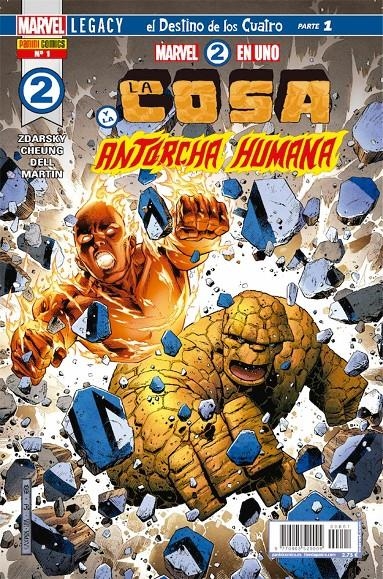 MARVEL 2 EN 1 LA COSA Y LA ANTORCHA HUMANA # 01 | 977000552900400001 | JIM CHEUNG - CHIP ZDARSKY | Universal Cómics