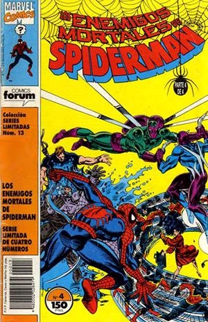 SERIES LIMITADAS # 13 ENEMIGOS MORTALES DE SPIDERMAN | 848000202847900013 | DANNY FINGEROTH - AL MILGROM | Universal Cómics