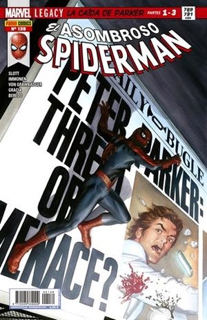 SPIDERMAN VOL 2 # 139 ASOMBROSO SPIDERMAN, LA CAÍDA DE LOS PARKER | 977000533900900139 | STUART IMMONEN - DAN SLOTT | Universal Cómics