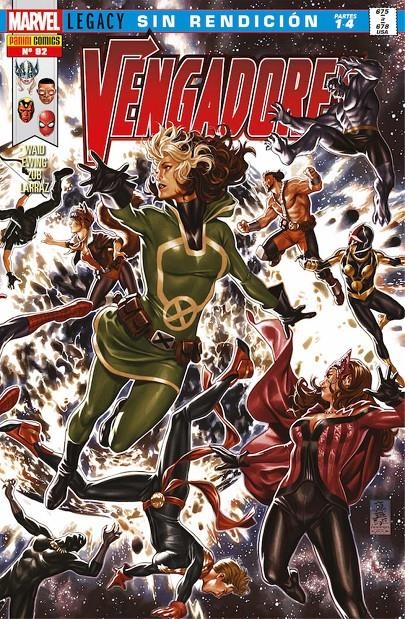 VENGADORES VOL 4 # 092 MARVEL LEGACY | 977000543600500092 | MARK WAID - JESUS SAIZ | Universal Cómics