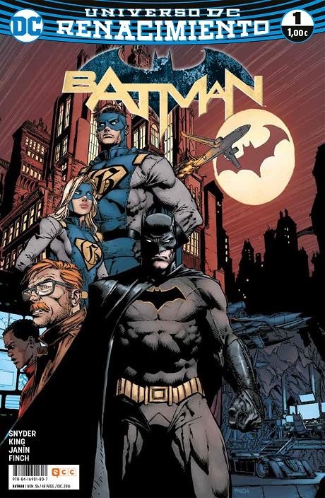 BATMAN # 056 RENACIMIENTO 1 SEGUNDA EDICIÓN | 9788417401900 | SCOTT SNYDER - TOM KING - MIKEL JANÍN - DAVID FINCH