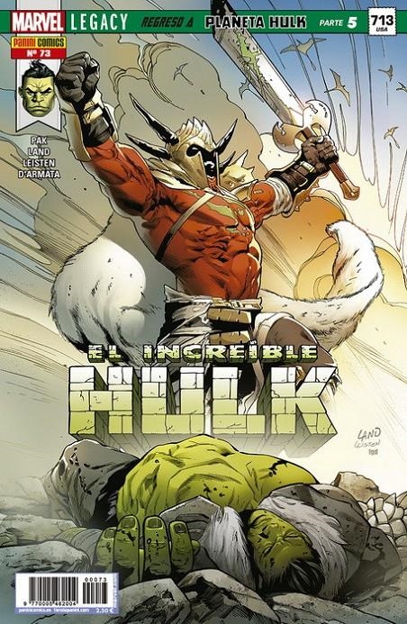 INCREÍBLE HULK VOLUMEN II # 073 MARVEL LEGACY | 977000546200400073 | GREG PAK - GREG LAND