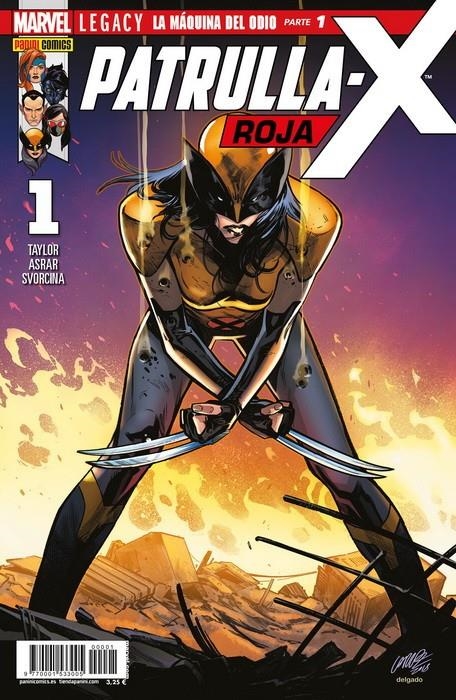 PATRULLA-X ROJA # 01 PORTADA ALTERNATIVA | 977000153300500001 | MAHMUD ASRAR - TOM TAYLOR | Universal Cómics