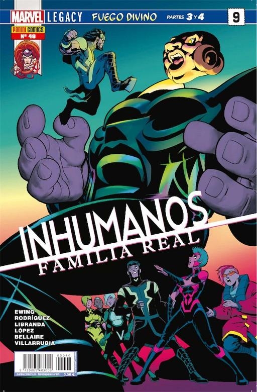 INHUMANOS # 46 FAMILIA REAL 9 MARVEL LEGACY | 977000548300900046 | AL EWING - JAVIER RODRÍGUEZ - KEVIN LIBRANDA | Universal Cómics