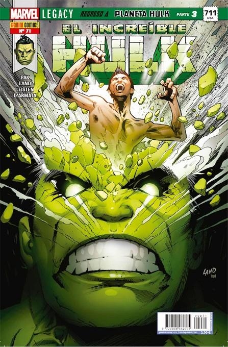 INCREÍBLE HULK VOLUMEN II # 071 MARVEL LEGACY | 977000546200400071 | GREG PAK - GREG LAND | Universal Cómics