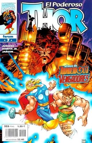 THOR VOLUMEN III # 07 | 848000215304100007 | DAN JURGENS - JOHN ROMITA JR - KLAUS JANSON | Universal Cómics
