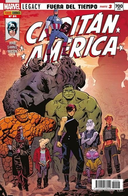 CAPITÁN AMÉRICA VOL 8 # 094 FUERA DEL TIEMPO PARTE 3 | 977000543800900094 | MARK WAID - CHRIS SAMNEE | Universal Cómics