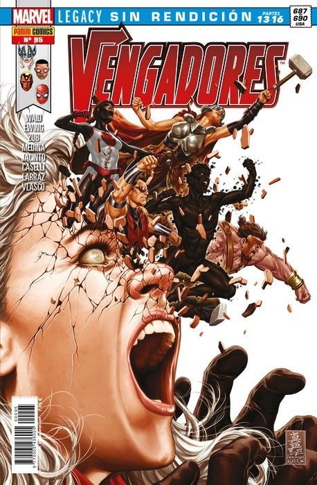 VENGADORES VOL 4 # 095 MARVEL LEGACY | 977000543600500095 | MARK WAID - AL EWING - PACO MEDINA - PEPE LARRAZ - KIM JACINTO - JIM ZUB | Universal Cómics