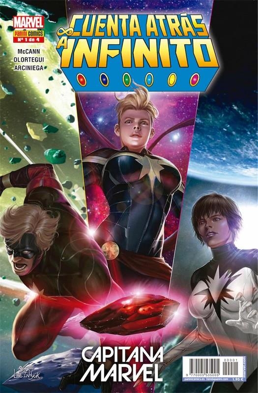 CUENTA ATRÁS A INFINITO, HÉROES # 01 CAPITANA MARVEL | 977000553500500001 | JIM MCCANN - DIEGO OLORTEGUI