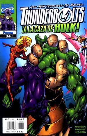 THUNDERBOLTS VOLUMEN I # 34 | 848000214844300034 | FABIAN NICIEZA  -  MARK BAGLEY | Universal Cómics