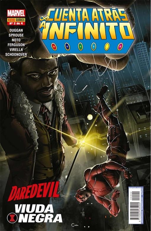 CUENTA ATRÁS A INFINITO, HÉROES # 02 DAREDEVIL Y LA VIUDA NEGRA | 977000553500500002 | CHRIS SPROUSE - LEE FERGUSON - GERRY DUGGAN - NIK VIRELLA - PHIL NOTO | Universal Cómics