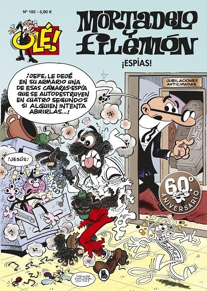 OLÉ MORTADELO # 195 ¡ ESPÍAS ! | 9788402421937 | FRANCISCO IBÁÑEZ | Universal Cómics