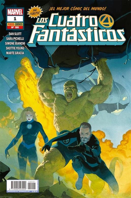 LOS 4 FANTÁSTICOS VOL 7 # 101 LOS 4 FANTÁSTICOS 01 | 977000554300000001 | SARA PICHELLI - DAN SLOTT | Universal Cómics