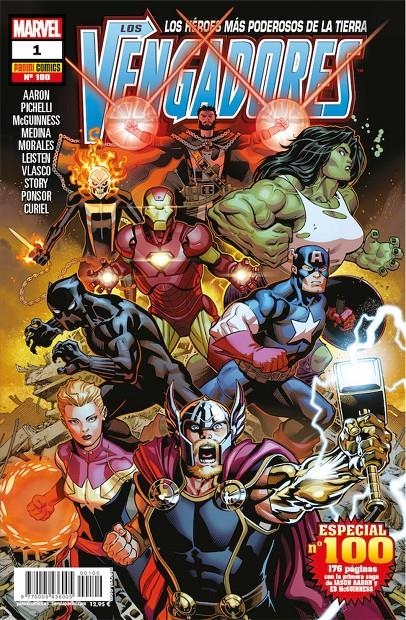 VENGADORES VOL 4 # 100 VENGADORES 01 | 977000543600500100 | SALADIN AHMED - ERIC NGUYEN | Universal Cómics