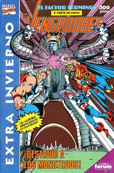 VENGADORES ESPECIAL INVIERNO 1991 EL FACTOR TÉRMINUS # 05 | 978843950286901005 | ROY THOMAS -  HERB TRIMPE - DWAYNE MCDUFFIE - JIM REDDINGTON | Universal Cómics