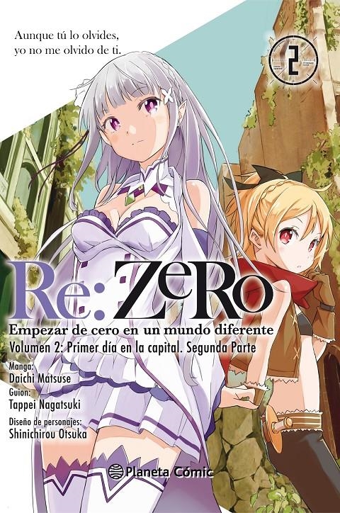 RE:ZERO MANGA # 02 | 9788491468707 | KADOKAWA - TAPPEI NAGATASUKI