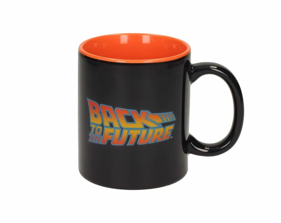 BACK TO THE FUTURE LOGO TAZA CERÁMICA REGRESO AL FUTURO | 8436546890997
