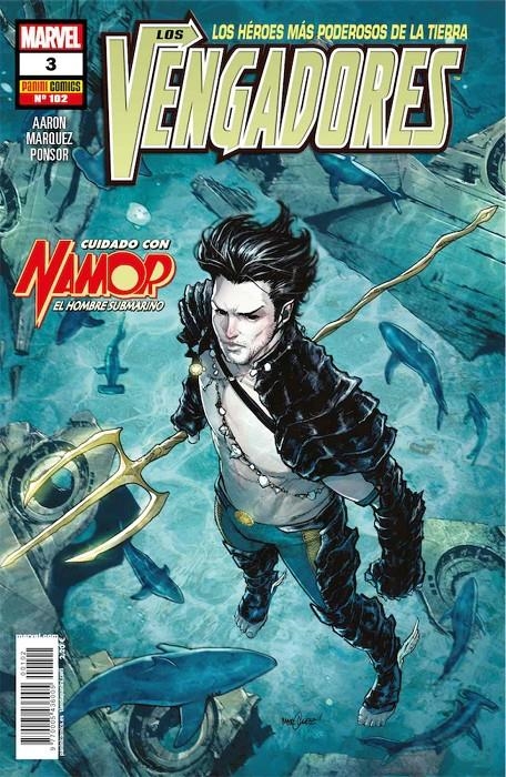 VENGADORES VOL 4 # 102 VENGADORES 03 | 977000543600500102 | JASON AARON - SARA PICHELLI - DAVID MARQUEZ | Universal Cómics