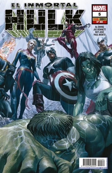 INCREÍBLE HULK VOLUMEN II # 080 EL INMORTAL HULK 05 | 977000546200400080 | AL EWING - JOE BENNETT