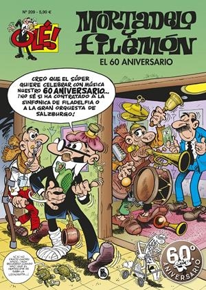 OLE MORTADELO # 209 EL 60 ANIVERSARIO | 9788402421661 | FRANCISCO IBAÑEZ | Universal Cómics