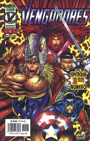 VENGADORES VOLUMEN II HÉROES REBORN # 01 | 848000216896000001 | JIM VALENTINO - ROB LIEFELD - CHAP YAEP  - MARLO ALQUIZA | Universal Cómics