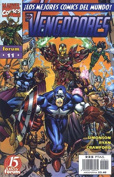 VENGADORES VOLUMEN II HÉROES REBORN # 11 | 848000216896000011 | WALTER SIMONSON - MICHAEL RYAN - SALEEM CRAWFORD | Universal Cómics