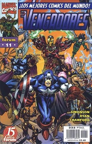 VENGADORES VOLUMEN II HÉROES REBORN # 11 | 848000216896000011 | WALTER SIMONSON - MICHAEL RYAN - SALEEM CRAWFORD | Universal Cómics