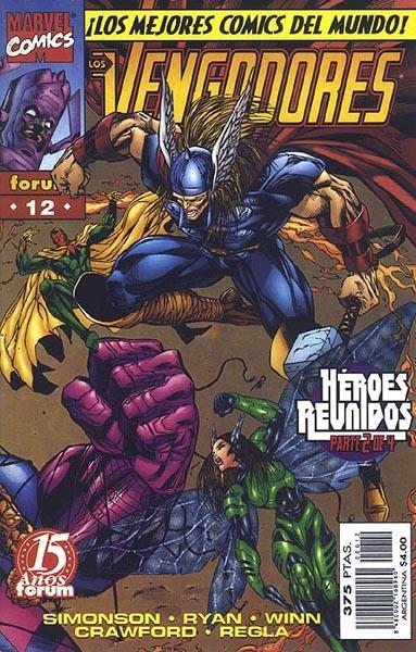 VENGADORES VOLUMEN II HÉROES REBORN # 12 | 848000216896000012 | WALTER SIMONSON - MICHAEL RYAN - ANTHONNY WINN - SAL REGLA - SALEEM CRAWFORD | Universal Cómics