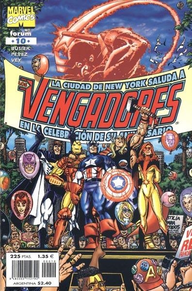 VENGADORES VOLUMEN III # 10 | 848000215279200010 | KURT BUSIEK - GEORGE PEREZ | Universal Cómics