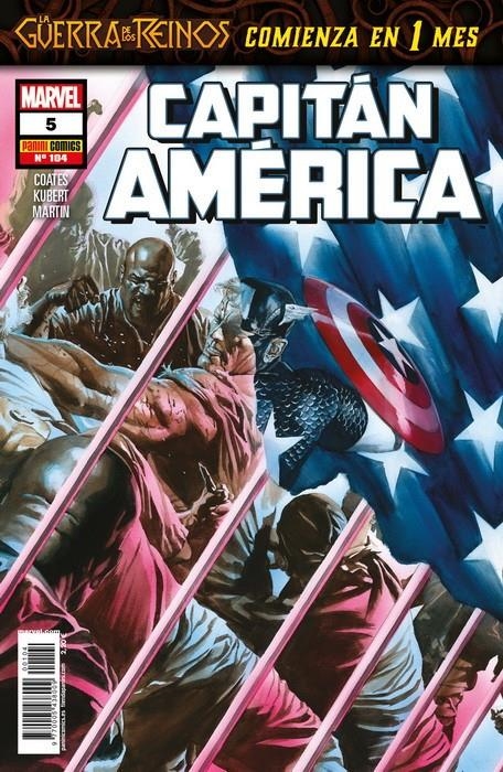 CAPITÁN AMÉRICA VOL 8 # 104 CAPITÁN AMÉRICA 5 | 977000543800900104 | ADAM KUBERT - TA-NEHISI COATES