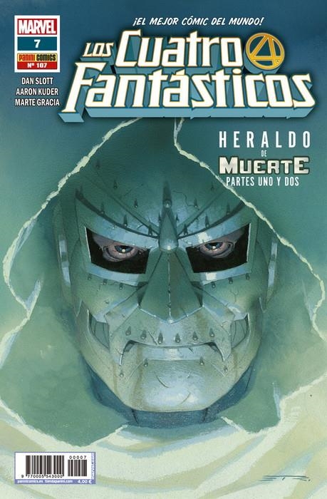 LOS 4 FANTÁSTICOS VOL 7 # 107 LOS 4 FANTÁSTICOS 07 | 977000554300000007 | DAN SLOTT - AARON KUDER | Universal Cómics