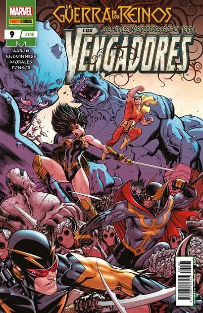 VENGADORES VOL 4 # 108 VENGADORES 09 | 977000543600500108 | JASON AARON - ED MCGUINNESS | Universal Cómics