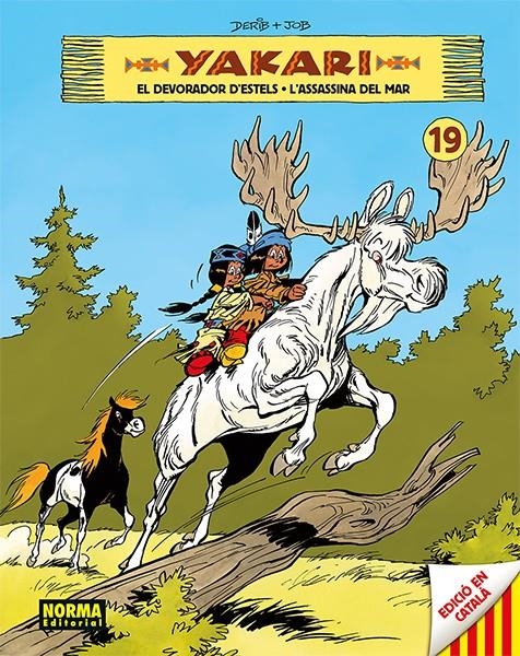 YAKARI EDICIÓ EN CATALÀ # 19 EL DEVORADOR D'ESTELS I L'ASSASSINA DEL MAR | 9788467938128 | JOB - DERIB