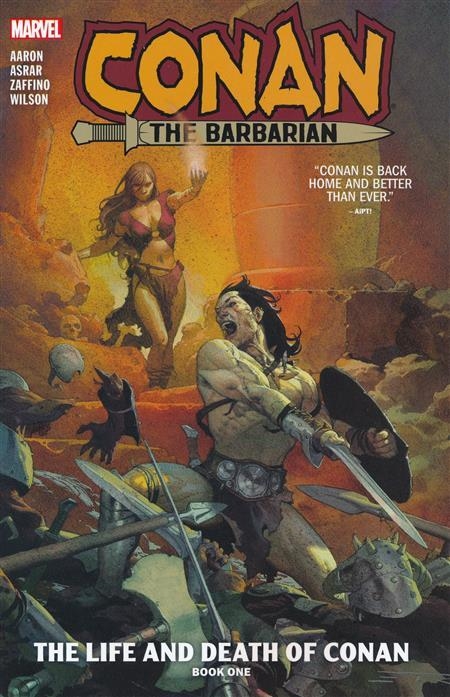 USA CONAN THE BARBARIAN VOL 01 TP THE LIFE AND DEATH OF CONAN | 978130291502551999 | JASON AARON - MAHMUD A. ASRAR - GERARDO ZAFFINO - ESAD RIBIC | Universal Cómics