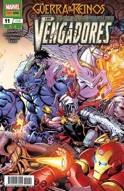 VENGADORES VOL 4 # 110 VENGADORES 11 | 977000543600500110 | JASON AARON - ED MCGUINNESS | Universal Cómics