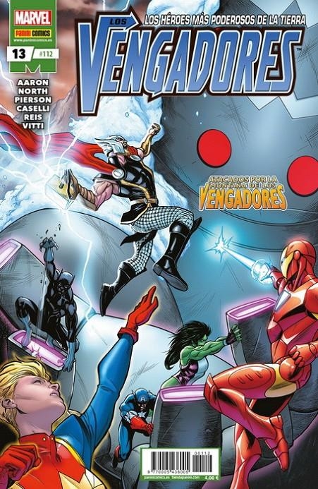 VENGADORES VOL 4 # 112 VENGADORES 13 | 977000543600500112 | JASON AARON - STEFANO CASELLI | Universal Cómics