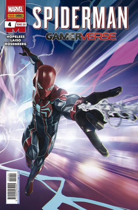 SPIDERMAN GAMERVERSE # 04 | 977000556400500004 | DENNIS "HOPELESS" HALLUM - EMILIO LAISO | Universal Cómics