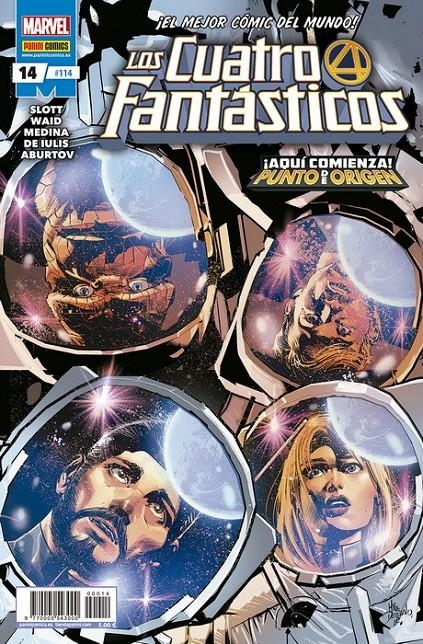 LOS 4 FANTÁSTICOS VOL 7 # 114 LOS 4 FANTÁSTICOS 14 | 977000554300000014 | MARK WAID - PACO MEDINA - DAN SLOTT - MATTIA DE IULIS | Universal Cómics