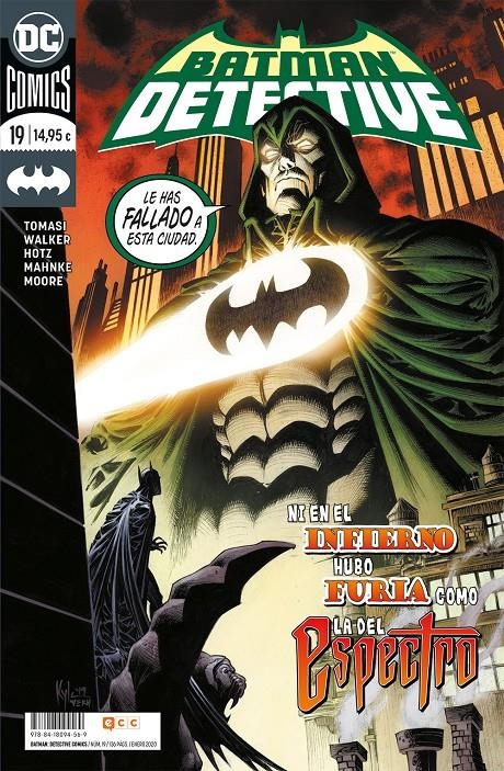 BATMAN DETECTIVE COMICS # 19 | 9788418094569 | BRAD WALKER - DOUG MAHNKE - KYLE HOTZ - PETER TOMASI - TRAVIS MOORE | Universal Cómics