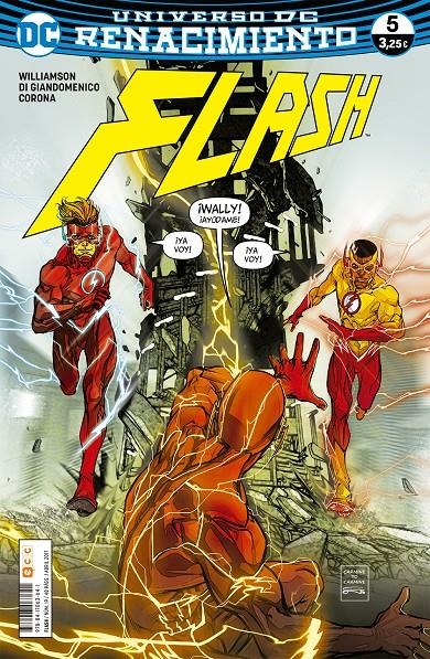 2aMA FLASH # 19 RENACIMIENTO 5 | 9999900042528 | CARMINE DI GIANDOMENICO - JOSHUA WILLIAMSON - JORGE CORONA | Universal Cómics