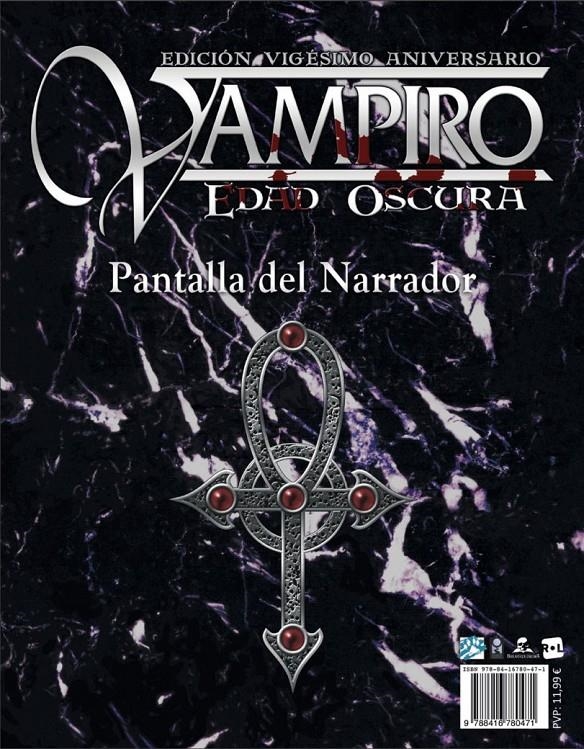 VAMPIRO EDAD OSCURA 20 ANIVERSARIO JUEGO DE ROL PANTALLA DEL NARRADOR | 9788416780471 | DAVID A HILL JR - GIULIA BARBANO -  ELIN DASTAL | Universal Cómics