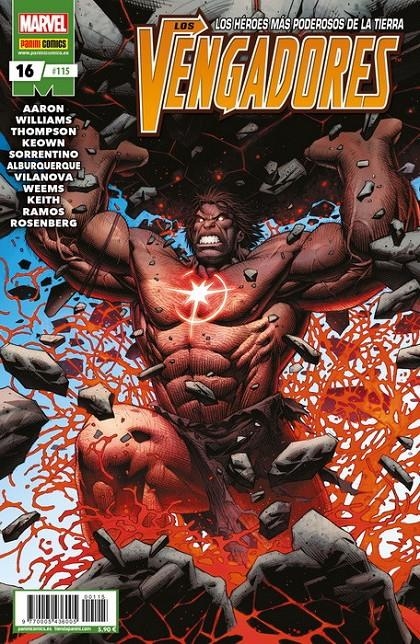 VENGADORES VOL 4 # 115 VENGADORES 16 | 977000543600500115 | JASON AARON - DALE KEOWN - LEAH WILLIAMS | Universal Cómics