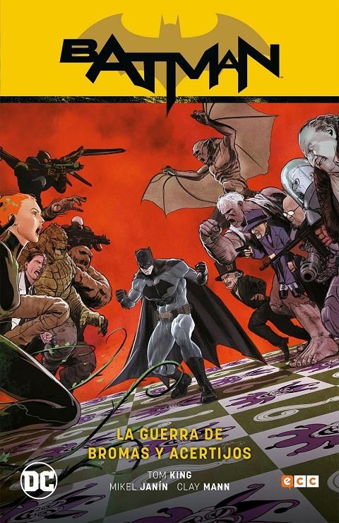 BATMAN SAGA RENACIMIENTO # 06 LA GUERRA DE BROMAS Y ACERTIJOS | 9788418120541 | CLAY MANN - MIKEL JANIN - TOM KING