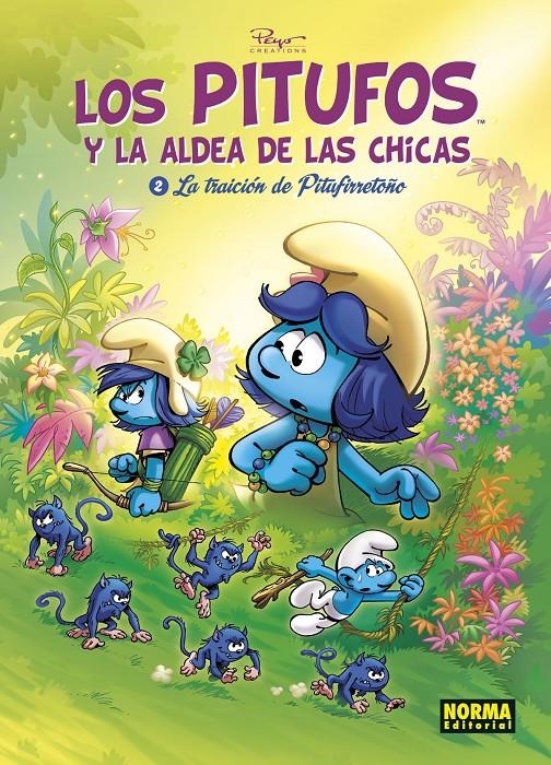 LOS PITUFOS Y LA ALDEA DE LAS CHICAS # 02 LA TRAICIÓN DE PITUFIRRETOÑO | 9788467940510 | ESTUDIO PEYO | Universal Cómics