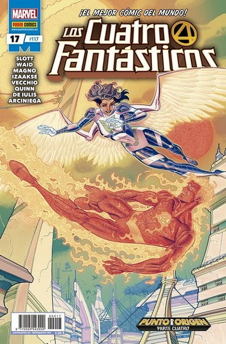 LOS 4 FANTÁSTICOS VOL 7 # 117 LOS 4 FANTÁSTICOS 17 | 977000554300000017 | MARK WAID - SEAN IZAAKSE - DAN SLOTT - MATTIA DE IULIS | Universal Cómics