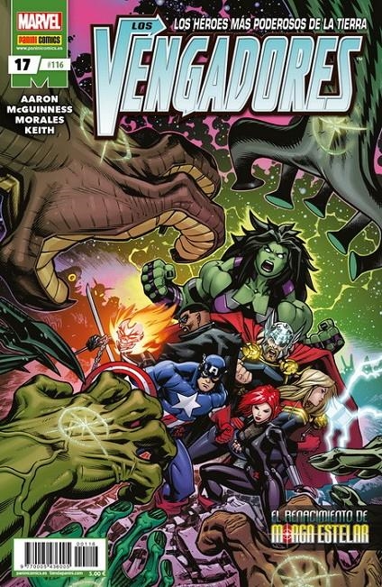 VENGADORES VOL 4 # 116 VENGADORES 17 | 977000543600500116 | JASON AARON - ED MCGUINNESS | Universal Cómics