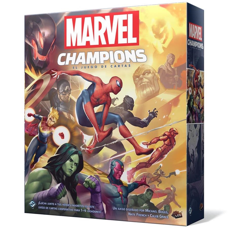 MARVEL CHAMPIONS JUEGO DE CARTAS | 8435407628373 | MICHAEL BOGGS - NATE FRENCH - CALEB GRACE | Universal Cómics