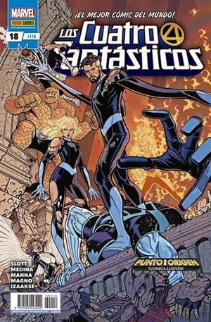LOS 4 FANTÁSTICOS VOL 7 # 118 LOS 4 FANTÁSTICOS 18 | 977000554300000018 | PACO MEDINA - DAN SLOTT - SEAN IZAAKSE | Universal Cómics